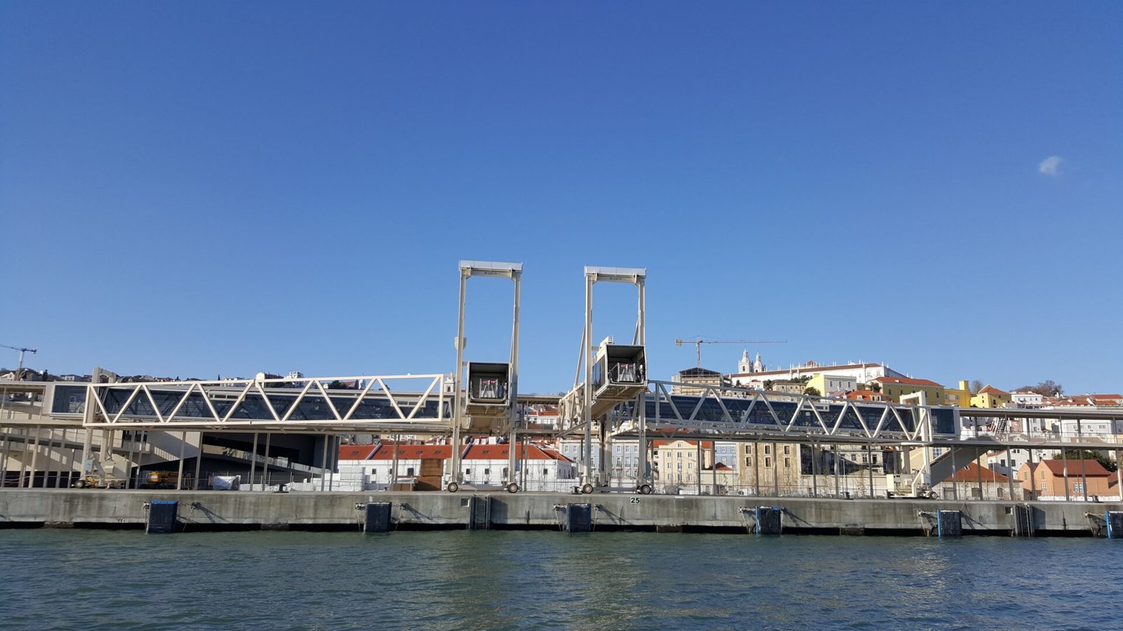 Détail du Terminal de croisières de Lisbonne