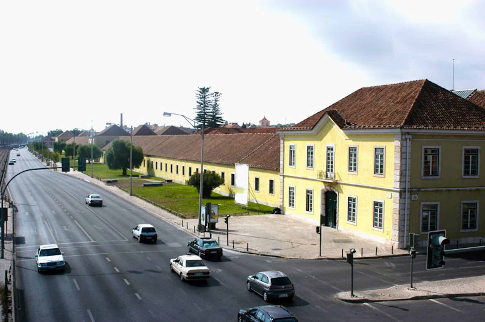 Exterior of the street side of the Cordoaria Nacional building