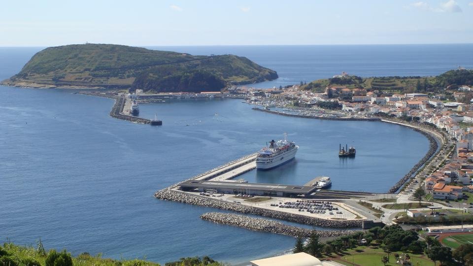 Um dos Portos localizado no arquipélago dos Açores
